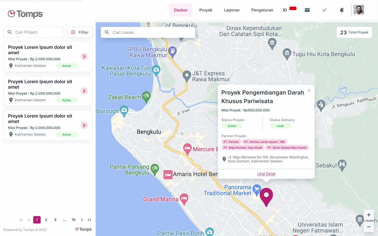 Tomps Project Management Apps